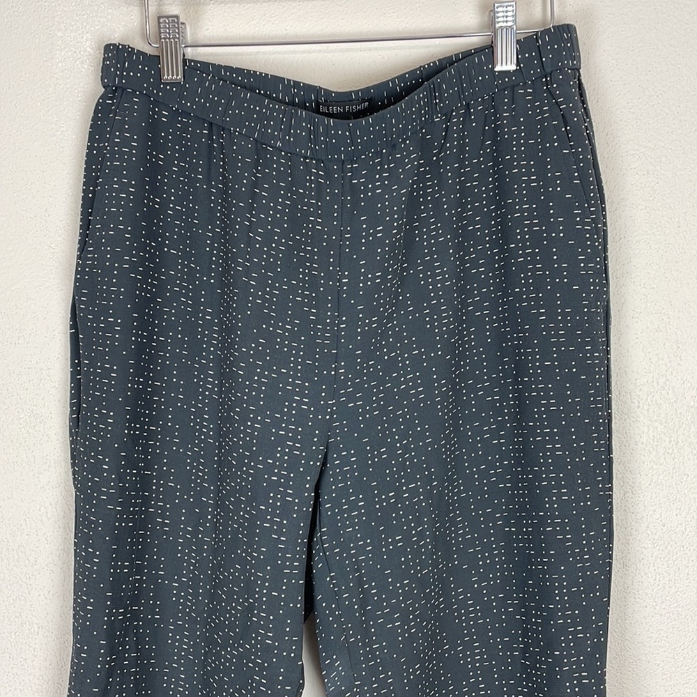Eileen Fisher Morse Code Slouchy Ankle Pant - Picture 3 of 10